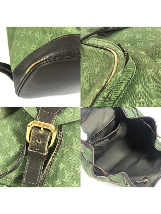 Louis Vuitton Backpack Montsouris GM Monogram Mini Canvas Khaki main image 8